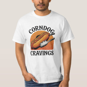 Feiern Sie Snacks mit einzigartiger Corndog Art T-Shirt
