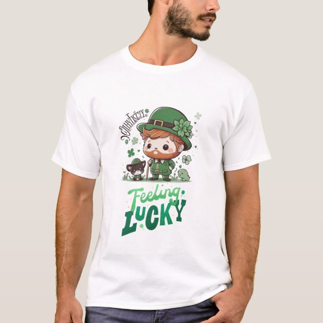 Feiern Sie St. Patrick's Day in Style! T-Shirt (Vorderseite)