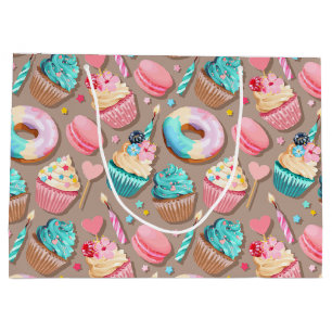 Feiern Sie süße Desserts Große Geschenktüte