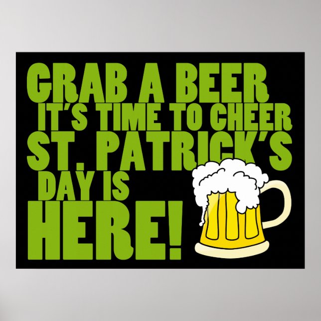 Feiern Sie zum St. Patrick's Day Poster (Vorne)