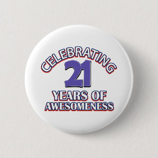 Feiern von 21 Jahren awesomeness Button