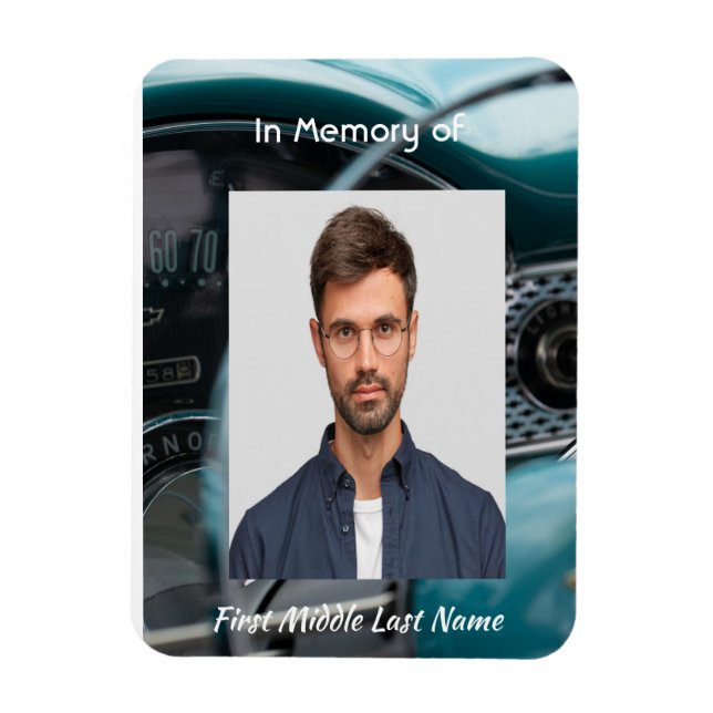 Feiern von Auto-Fahrzeugen für alte Fahrzeuge Magnet (Vertikal)