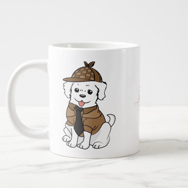 Feiern von Cozies Jumbo-Tasse (Links)