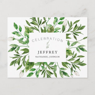 Feiern von Leben und Verlust der Ansammlung Postkarte