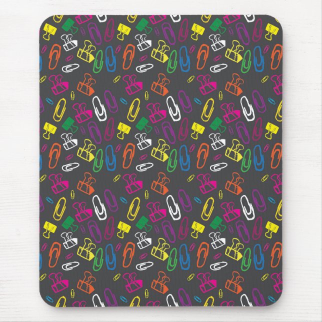 Feiern von Papierklammern Mousepad (Vorne)