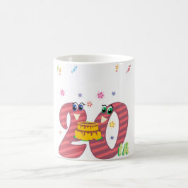 Feiern von zwanzig Jahren Tasse