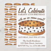 Feiern wir Chipwich Ice Cream Social Birthday