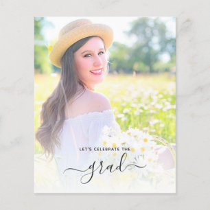 Feiern wir das Graduate Foto Flyer
