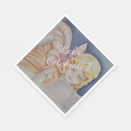 Feiern wir das Lesen Serviette