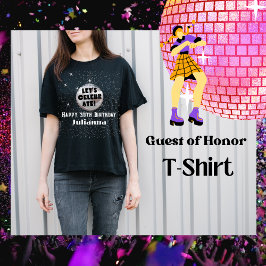 Feiern wir den Disco Ball Black Geburtstag T-Shirt
