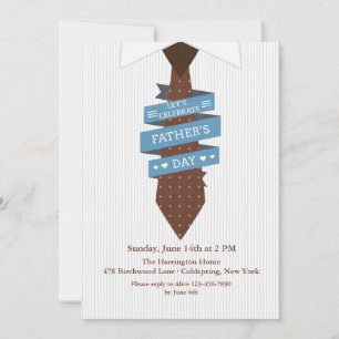 Feiern wir den Vatertag Einladung