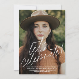 Feiern wir die Einladung zu einer einfachen Gradui