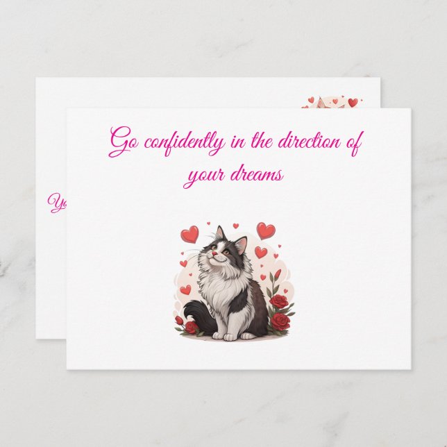 Feiern wir die phantastische Errungenschaft von Postkarte (Vorne/Hinten)