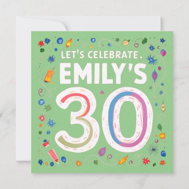Feiern wir Emily's Big 30! (Rückseite)