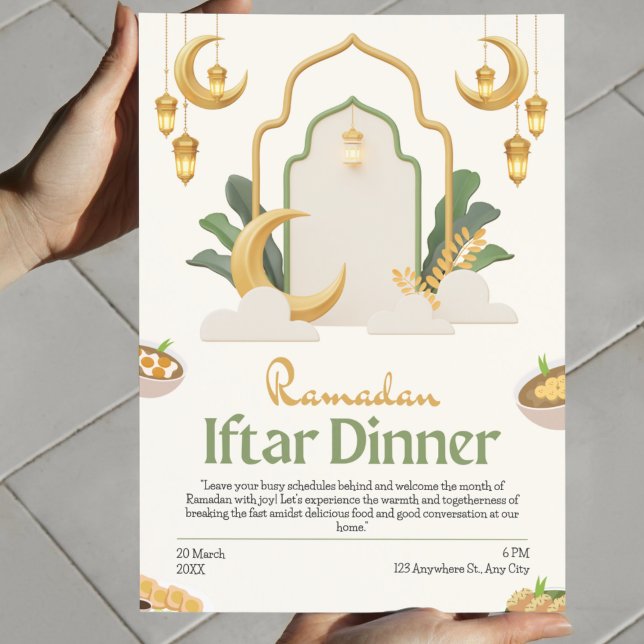 Feiern wir Iftar! Playful Ramadan Einladung (Let's Celebrate Iftar! Playful Ramadan Invitation)