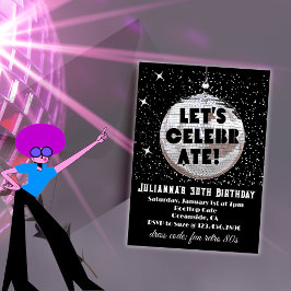 Feiern wir Retro 80er Geburtstag Einladung