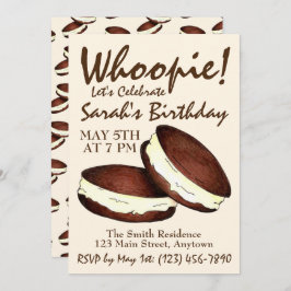 Feiern wir! Whoopie Pies Birthday Party Einladung
