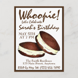 Feiern wir! Whoopie Pies Birthday Party Postkarte