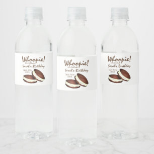 Feiern wir! Whoopie Pies Birthday Party Wasserflaschenetikett