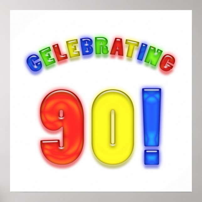 Feiern zum 90. Geburtstag Poster (Vorne)