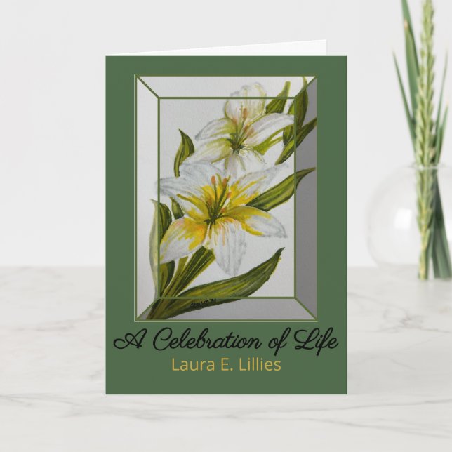 Feiern zum Aquarellprogramm von Life Lilies Programm (Vorderseite)