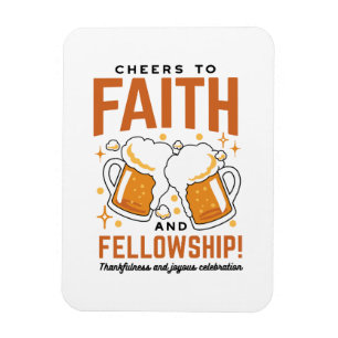 Feiern zum Glauben und zur Freundschaft - T-Shirt  Magnet