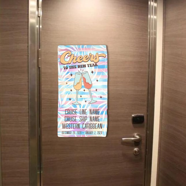 Feiern zum neuen Jahr Banner (New Years Cruise Door Banner)