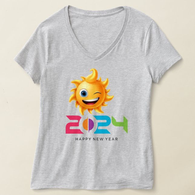 "Feiern zum Neujahrsfest 2024" T-Shirt (Ablage )