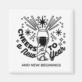 Feiern zum Neujahrsfest Magnet