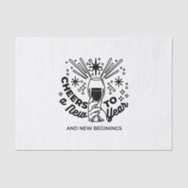 Feiern zum Neujahrsfest Seidenpapier