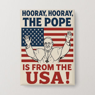 Feiern zum Papst der USA - Schaltfläche Button