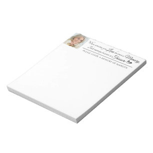 Feiern zum Thema "Leben - Ein Gedächtnisangebot" - Notizblock