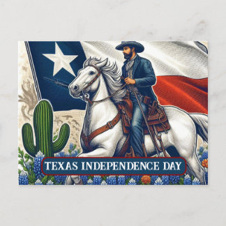 Feiern zur Freiheit in Texas: Unabhängigkeitstag i Postkarte