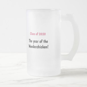 Feiern zur Klasse 2020 Mattglas Bierglas