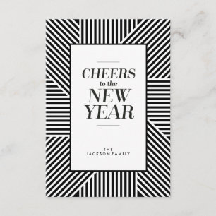 Feiern zur Silvester-Urlaubskarte Einladung