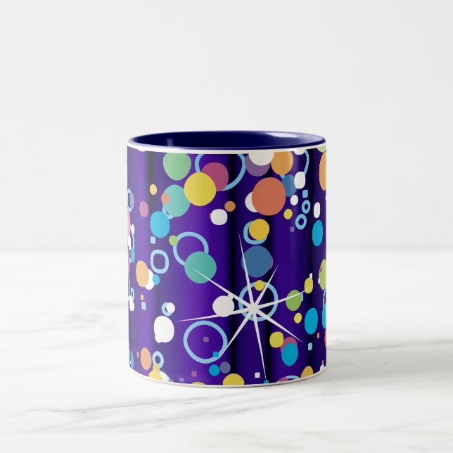 Feiern Zweifarbige Tasse (Mittel)