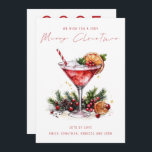 Feiernder Cocktail 2025 Kalender Frohe Weihnachten<br><div class="desc">Feiernder Cocktail 2025 Kalender Frohe Weihnachten ist in einem stilvollen Set handgeschriebenen Stil Skript. Mit einem praktischen Kalender 2025 auf der Rückseite für Ihre Empfänger und Happy New Year Gruß.</div>