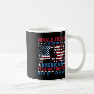 Feiernder Präsident Donald Trump Tag der Amtseinfü Kaffeetasse