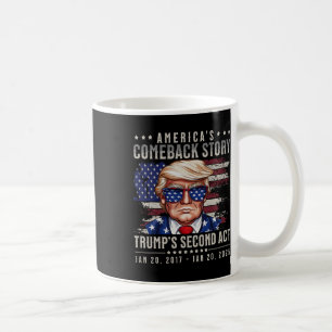 Feiernder Präsident Donald Trump Tag der Amtseinfü Kaffeetasse