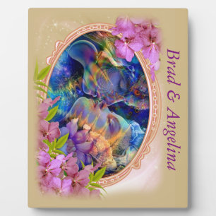 Feierndes Paar. Fotoplatte