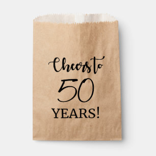 Feiert bis 50 Jahre! Geschenktütchen
