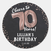 Feiert bis 70 Jahre! 70. Geburtstag