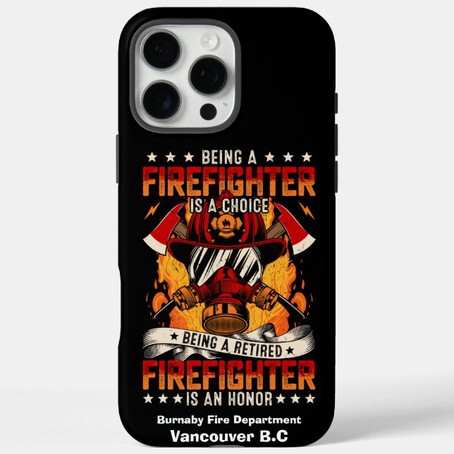 Feiert einen engagierten Feuerwehrmann Case-Mate iPhone Hülle (Rückseite)