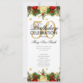 Feiertag 50. Geburtstag Party Programm Gold mit Me