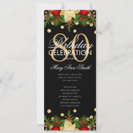 Feiertag 80. Geburtstag Party Programm Gold mit Me