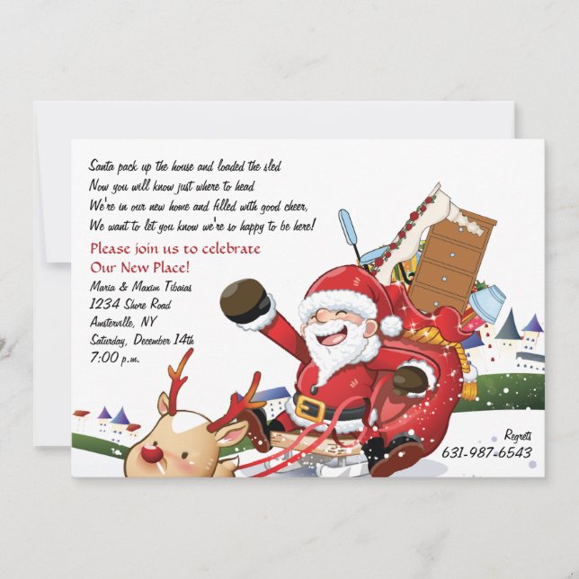 Feiertag - Ankündigung über die Reise (Vorderseite)