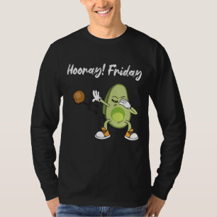 Feiertag Avocado Dabbing Veganes Essen T-Shirt