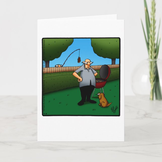 Feiertag "Barbecue Spaß" Card Karte (Vorderseite)