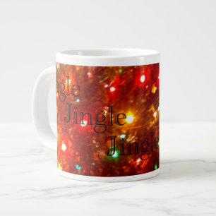 Feiertag beleuchtet Kaffee-Tassenwörter Jumbo-Tasse