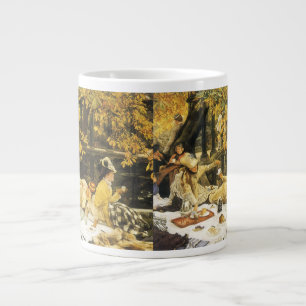 Feiertag, das Picknick von James Tissot, viktorian Jumbo-Tasse